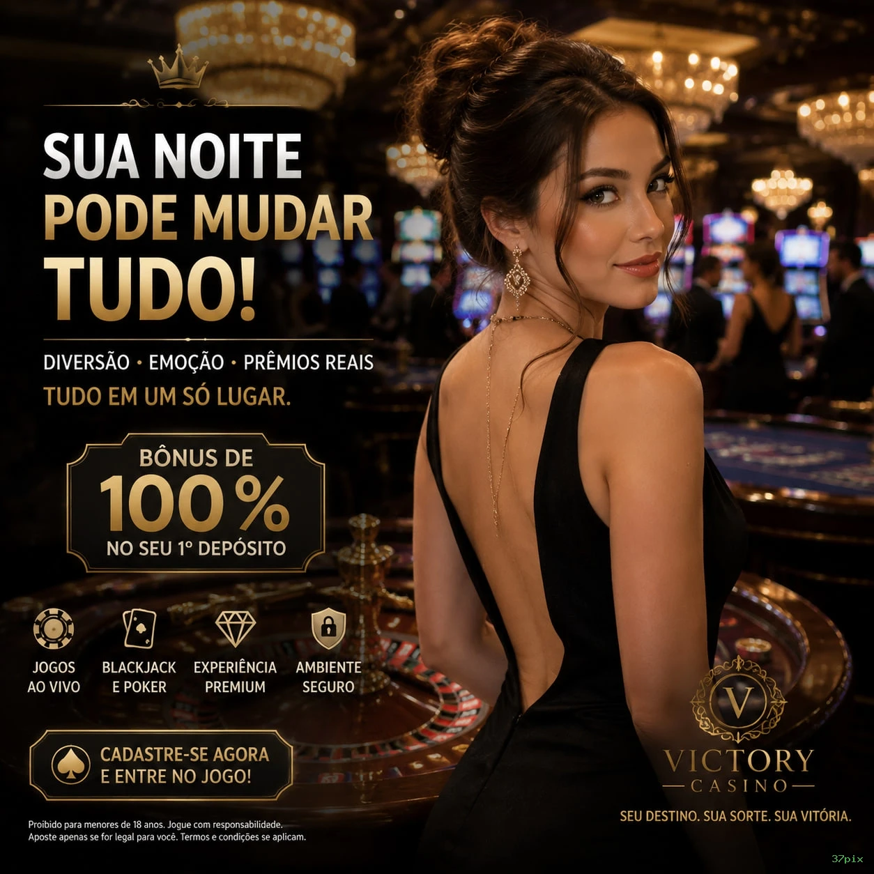 Conta 37pix sincronizada site e app